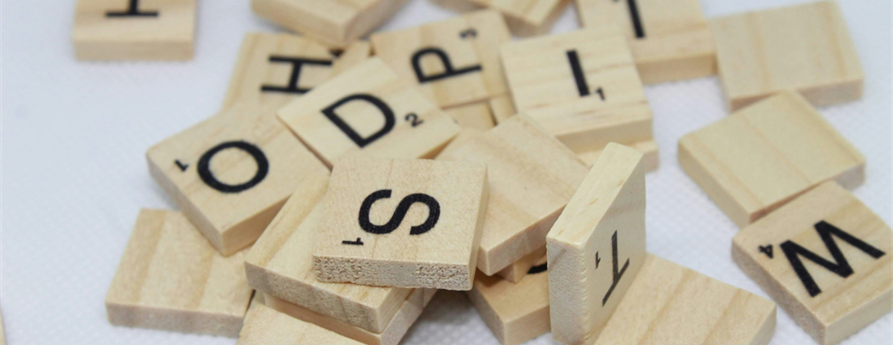 jumbled letter tiles